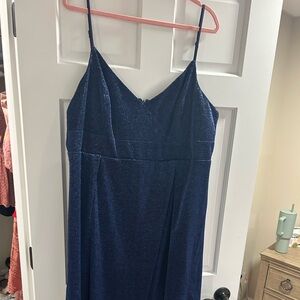 Ever Pretty Sparkling Midnight Blue Gown
